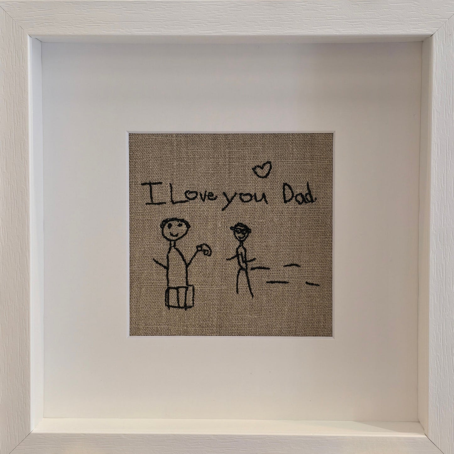 Stitched Sentiments - 12 cm x 12 cm - Framed