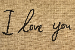 Stitched Sentiments - 13 cm x 9 cm - Unframed