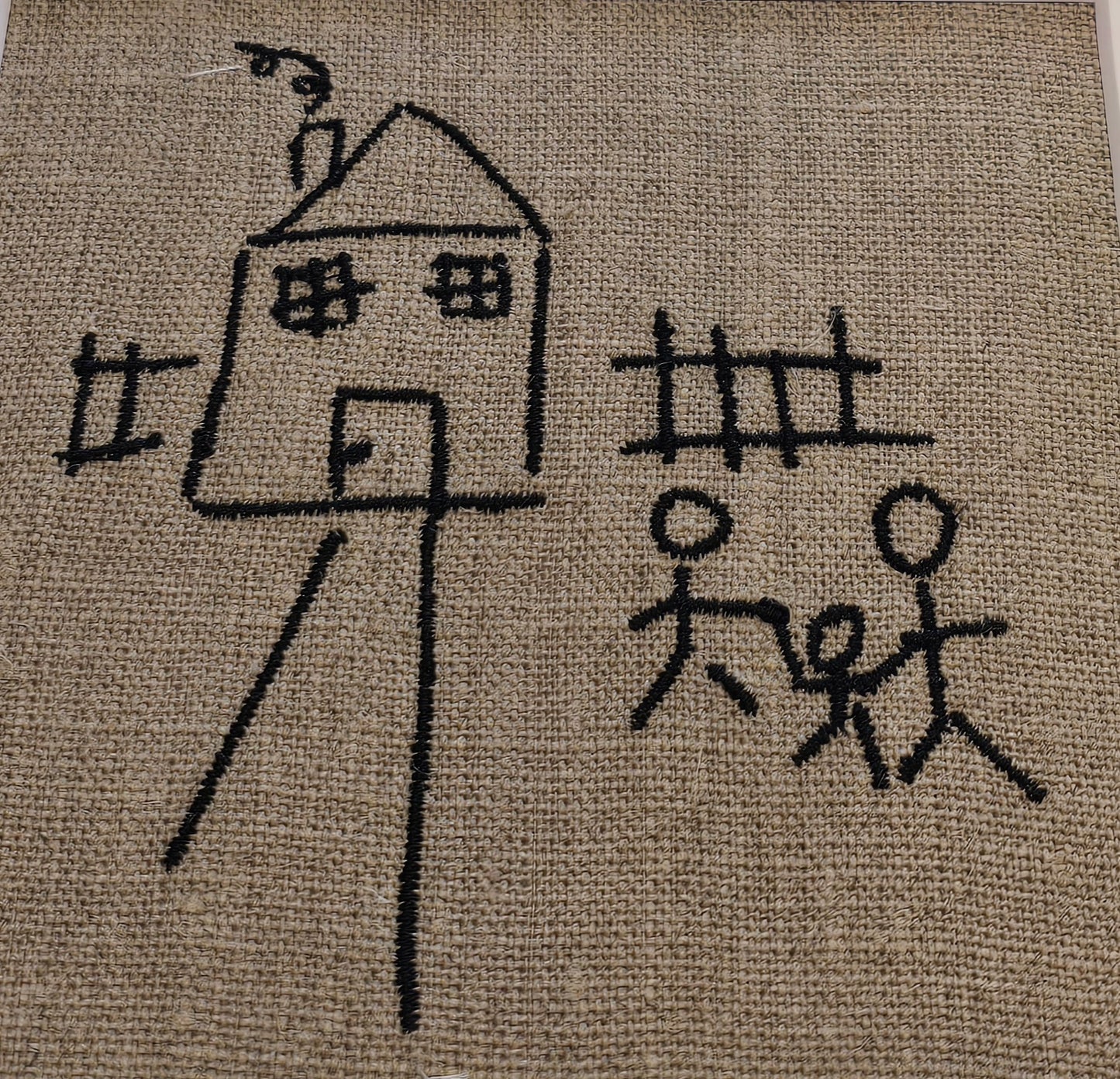 Stitched Sentiments - 12 cm x 12 cm - Unframed